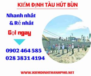 Hình ảnh kiểm định tàu hút bùn