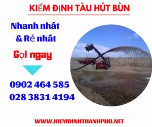 Hình ảnh kiểm định tàu hút bùn