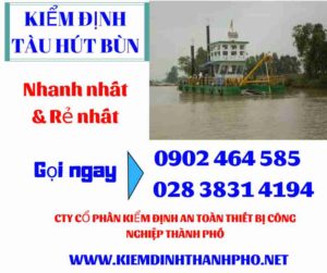 Hình ảnh kiểm định tàu hút bùn