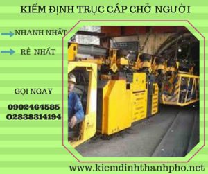 Hình ảnh kiểm định Trục cáp chở người