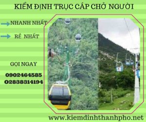 Hình ảnh kiểm định Trục cáp chở người