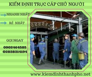 Hình ảnh kiểm định Trục cáp chở người