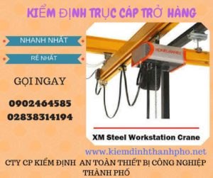 Hình ảnh kiểm định Trục cáp chở hàng