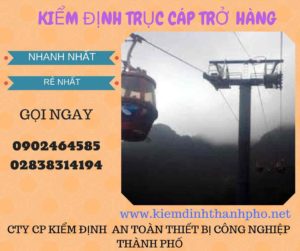 Hình ảnh kiểm định Trục cáp chở hàng