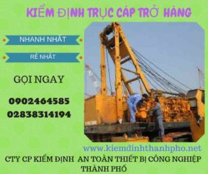 Hình ảnh kiểm định Trục cáp chở hàng