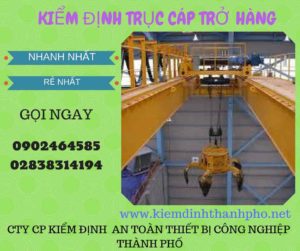 Hình ảnh kiểm định Trục cáp chở hàng