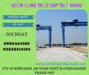 Hình ảnh kiểm định Trục cáp chở hàng