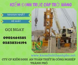 Hình ảnh kiểm định Trục cáp chở hàng