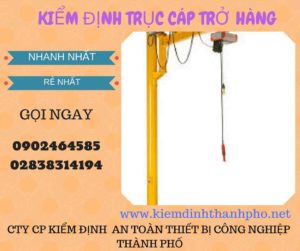 Hình ảnh kiểm định Trục cáp chở hàng