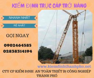 Hình ảnh kiểm định Trục cáp chở hàng