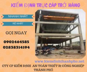 Hình ảnh kiểm định Trục cáp chở hàng