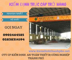 Hình ảnh kiểm định Trục cáp chở hàng