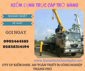 Hình ảnh kiểm định Trục cáp chở hàng