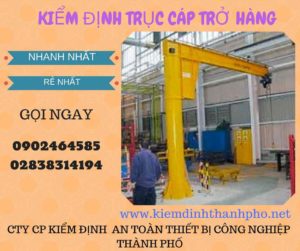 Hình ảnh kiểm định Trục cáp chở hàng