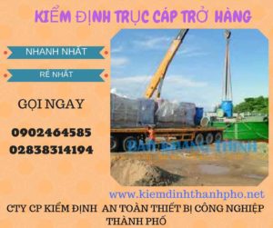 Hình ảnh kiểm định Trục cáp chở hàng