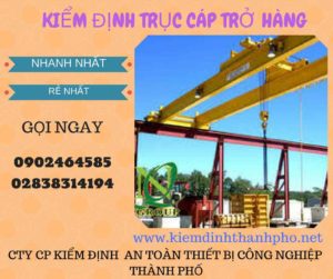 Hình ảnh kiểm định Trục cáp chở hàng