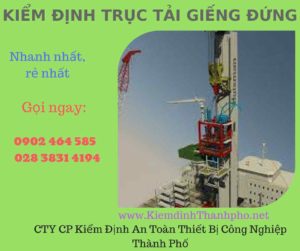 Hình ảnh kiểm định Trục tải giếng đứng