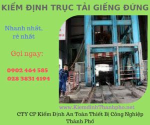 Hình ảnh kiểm định Trục tải giếng đứng