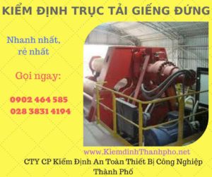 Hình ảnh kiểm định Trục tải giếng đứng