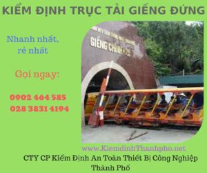 Hình ảnh kiểm định Trục tải giếng đứng