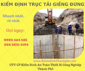 Hình ảnh kiểm định Trục tải giếng đứng