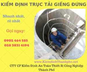 Hình ảnh kiểm định Trục tải giếng đứng