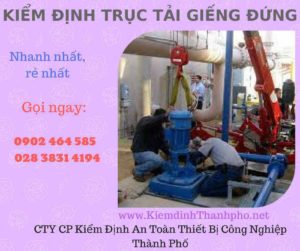 Hình ảnh kiểm định Trục tải giếng đứng