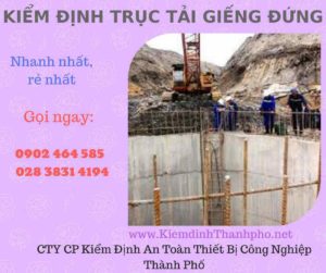 Hình ảnh kiểm định Trục tải giếng đứng