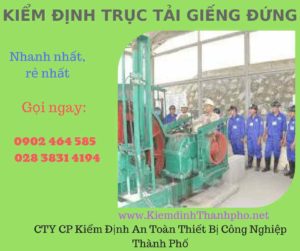 Hình ảnh kiểm định Trục tải giếng đứng