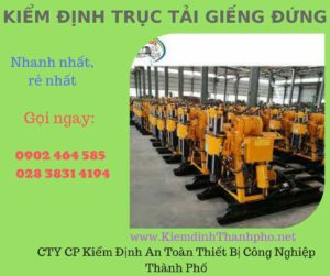 Hình ảnh kiểm định Trục tải giếng đứng