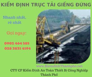 Hình ảnh kiểm định Trục tải giếng đứng