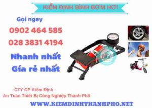 Hình ảnh kiểm định BÌnh bơm hơi