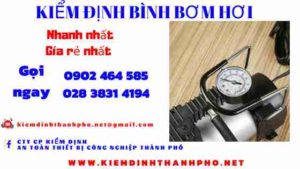 Hình ảnh kiểm định BÌnh bơm hơi