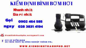 Hình ảnh kiểm định BÌnh bơm hơi