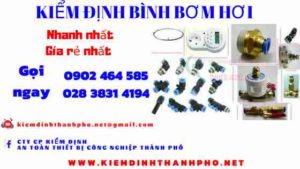 Hình ảnh kiểm định BÌnh bơm hơi