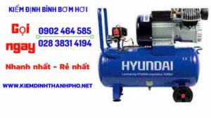 Hình ảnh kiểm định BÌnh bơm hơi