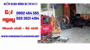 Hình ảnh kiểm định BÌnh bơm hơi