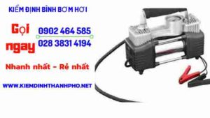 Hình ảnh kiểm định BÌnh bơm hơi