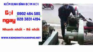 Hình ảnh kiểm định BÌnh bơm hơi