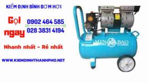 Hình ảnh kiểm định BÌnh bơm hơi