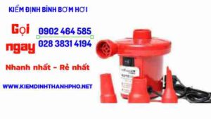 Hình ảnh kiểm định BÌnh bơm hơi