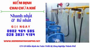 Hình ảnh kiểm định Chai chứa khí