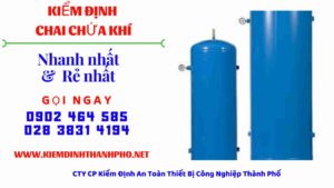 Hình ảnh kiểm định Chai chứa khí