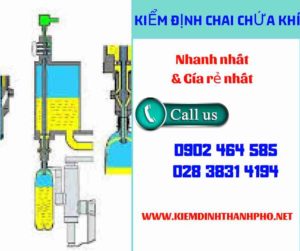 Hình ảnh kiểm định Chai chứa khí