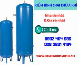 Hình ảnh kiểm định Chai chứa khí