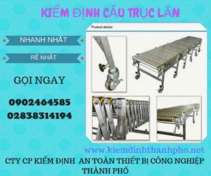 Hình ảnh kiểm định Cầu trục lăn