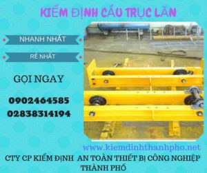 Hình ảnh kiểm định Cầu trục lăn