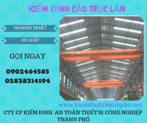 Hình ảnh kiểm định Cầu trục lăn