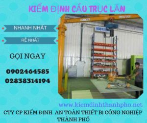 Hình ảnh kiểm định Cầu trục lăn