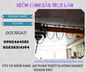 Hình ảnh kiểm định Cầu trục lăn